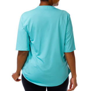 Thumbnail 2: REEL LEGENDS Plus Freeline Split-Neck Elbow Sleeve Top 