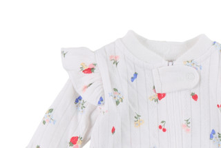 Thumbnail 2: DREAMGRO Baby Girls 2 Pc Footed Sleeper Set 