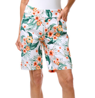 Thumbnail 1: Coral Bay Petite 10 in Print Shorts 