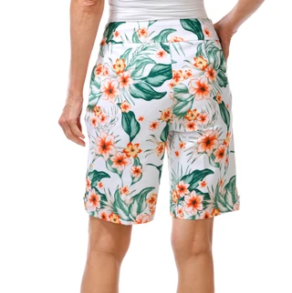 Thumbnail 3: Coral Bay Petite 10 in Print Shorts 