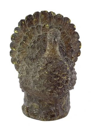 Thumbnail 1: Autumn Gatherings 11" Washed Brown Turkey Tabletop Decor 