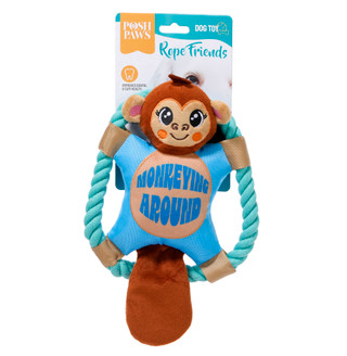 Thumbnail 1: Posh Paws Monkey Rope Friends Dog Toy 