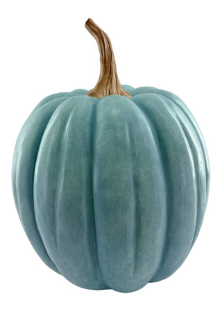 Thumbnail 2: Autumn Gatherings 22.25" MGO Large Coastal Blue Pumpkin 