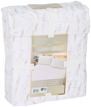 Thumbnail 2: Opulent Origins King 6 Pc Printed Sheet Set 