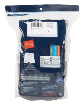 Thumbnail 2: Hanes Men's 4 Pk Tagless Cool Comfort Briefs  