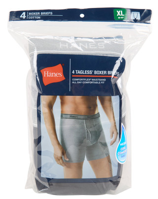 Thumbnail 1: Hanes Men's 4 Pk Tagless Cool Comfort Briefs  