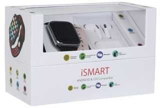Thumbnail 1: Ismart 4 Pc Smart Watch & Earbuds Set for Android & iOS 