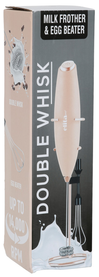 Thumbnail 1: Elita Pro Double Whisk Milk Frother & Egg Beater 