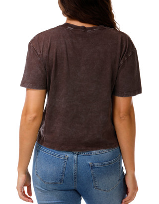 Thumbnail 2: Vintage threadz Juniors Latina Crop Tee  