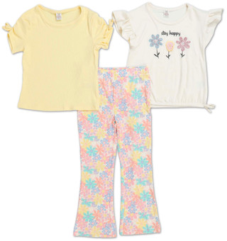 Thumbnail 1: SWEET BUTTERFLY Little Girls 3 Pc Pants Set  