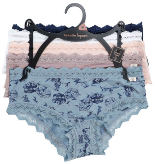 Thumbnail 1: Nanette Lepore Women's Microfiber & Lace Boy Short Panties  