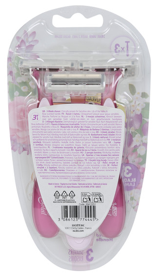 Thumbnail 2: BIC 3 Pk Soleil Escape Scented Handle 3 Blade Shavers 