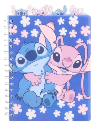 Thumbnail 1: Disney Stitch & Angel Spiral Journal 
