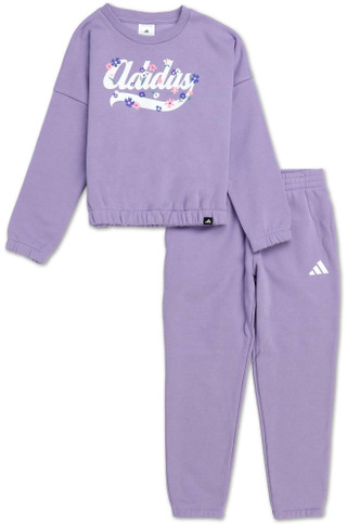 Thumbnail 1: Adidas Girls Active 2 Pc Pants Set  