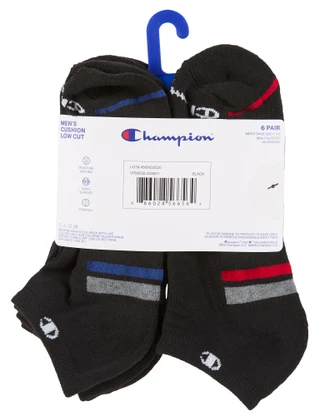 Thumbnail 2: Champion Men's Performance Cushion Low Cut Socks 