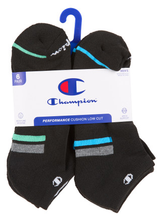Thumbnail 1: Champion Men's Performance Cushion Low Cut Socks 