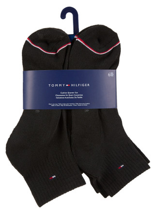 Thumbnail 1: Tommy Hilfiger Men's 6 Pk Cushion Quarter Cut Socks 