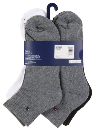 Thumbnail 2: Tommy Hilfiger Men's 6 Pk Cushion Quarter Cut Socks 