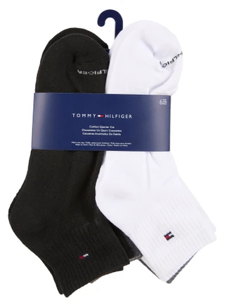 Thumbnail 1: Tommy Hilfiger Men's 6 Pk Cushion Quarter Cut Socks 