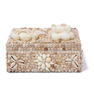 Thumbnail 4: Sand + Sea 8 in Decorative Seashell Box 