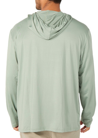 Thumbnail 2: Psycho Tuna Men's Long Sleeve Performance Hooded Printed Tee 