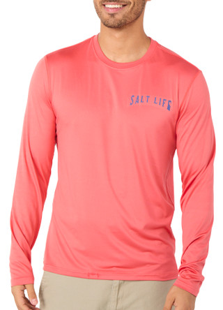 Thumbnail 2: Salt Life Men's Long Sleeve Performance Graphic Tee 