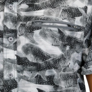 Thumbnail 4: REEL LEGENDS Men's Short Sleeve Airflow Woven Button Down Shirt 