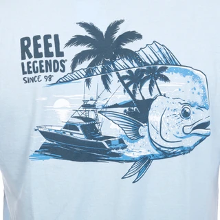 Thumbnail 3: REEL LEGENDS Men's Sport Mahi T-Shirt 
