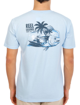 Thumbnail 1: REEL LEGENDS Men's Sport Mahi T-Shirt 