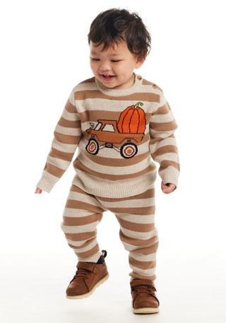 Thumbnail 21: Andy & Evan Baby Boys' 2-Piece Harvest Truck Sweater Set 