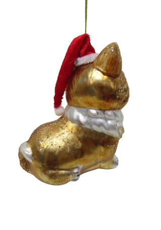Thumbnail 2: Magical Season Glass Corgi Christmas Ornament 