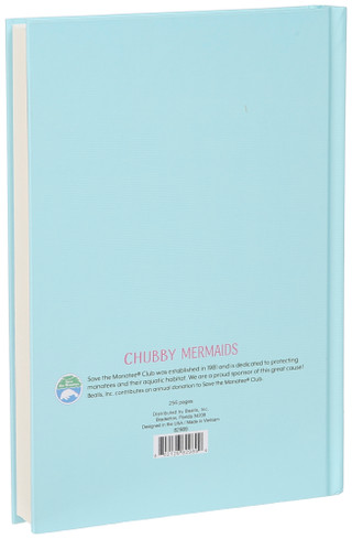 Thumbnail 2: Chubby Mermaids Manatee Printed Hardcover Journal 