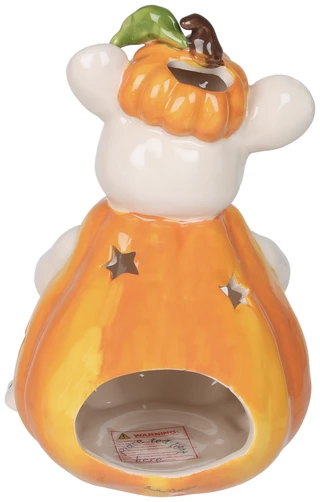 Thumbnail 2: BLUE SKY Halloween Mouse Pumpkin Tealight Holder 