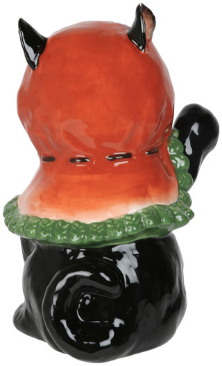 Thumbnail 2: BLUE SKY Halloween Pumpkinhead Cat Figurine 