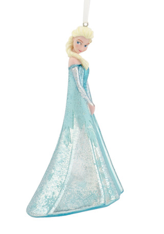 Thumbnail 1: Frozen Elsa Blown Glass Christmas Ornament 