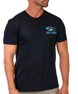 Thumbnail 4: REEL LEGENDS Men's Pirate Sharks Graphic T-Shirt 