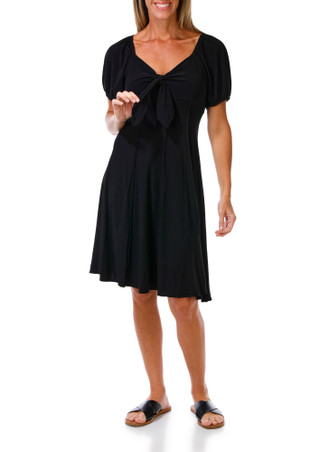Thumbnail 1: Sami & Jo Women's Short Sleeve Panel Midi Dress 