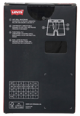 Thumbnail 2: Levi's Men's 4 Pk Cotton Stretch Boxer Briefs  