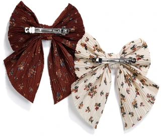 Thumbnail 2: TWIG & ARROW 2 Pk Hair Bow Barrettes  