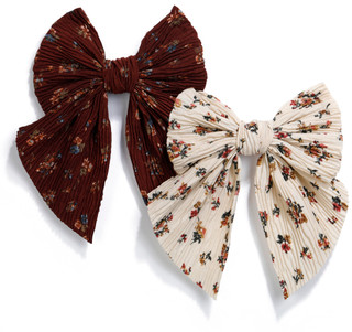 Thumbnail 1: TWIG & ARROW 2 Pk Hair Bow Barrettes  