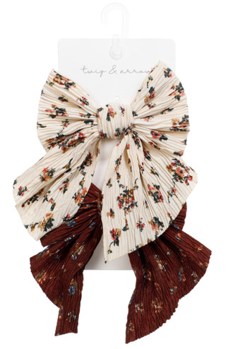 Thumbnail 1: TWIG & ARROW 2 Pk Hair Bow Barrettes  
