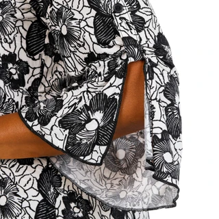Thumbnail 3: Sami & Jo Plus 3Q V-Neck Flat Panel Dress 
