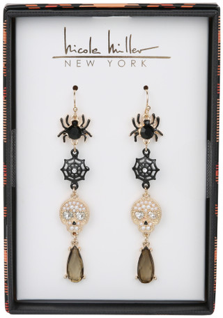 Thumbnail 1: Nicole Miller Halloween Drop Earrings 