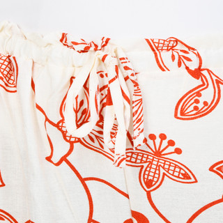 Thumbnail 2: Kaktus Couture Plus Printed Drawstring Wide Leg Pants 