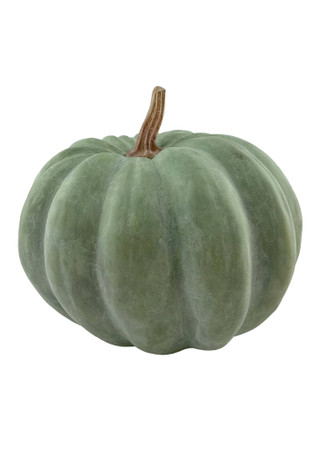 Thumbnail 1: Autumn Gatherings 14" MGO Light Green Pumpkin Tabletop Decor 