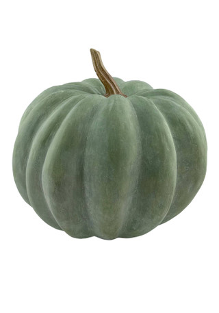 Thumbnail 2: Autumn Gatherings 14" MGO Light Green Pumpkin Tabletop Decor 