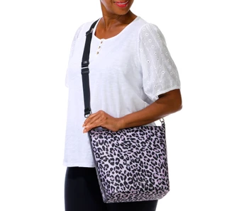 Thumbnail 1: KATE SPADE Chelsea Leopard Duffle Crossbody 