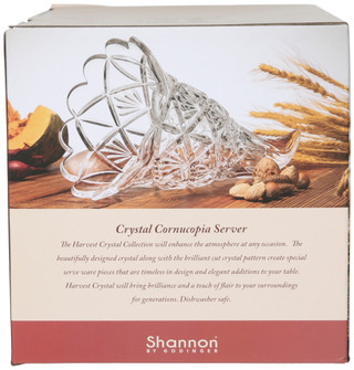 Thumbnail 2: Godinger Crystal Harvest Cornucopia Server 