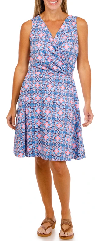 Thumbnail 3: REEL LEGENDS Women's Outdoor Beach Pro Surplice Dress 