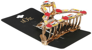 Thumbnail 2: Noir Apples & Pencils Hair Claw Clip 